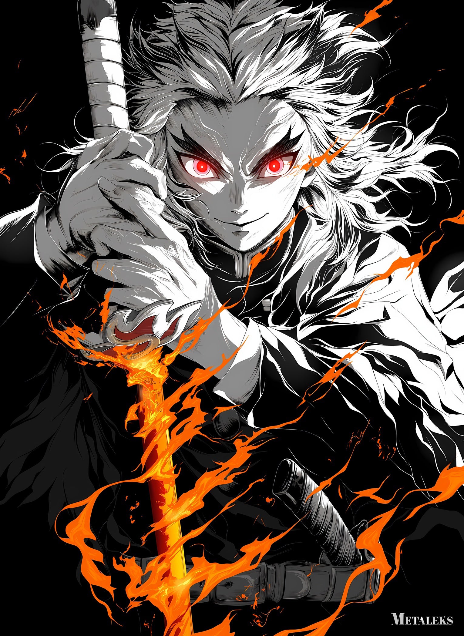 G0238 Kyojuro Rengoku BW 1