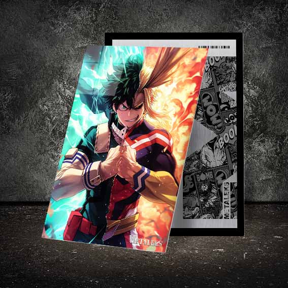 GE0185 Izuku Midoriya And All Might   My Hero Academia