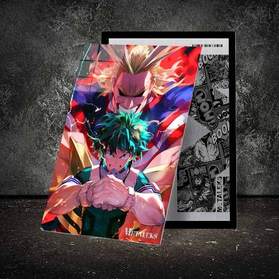 GE0186 All Might and Izuku Midoriya   My Hero Academia