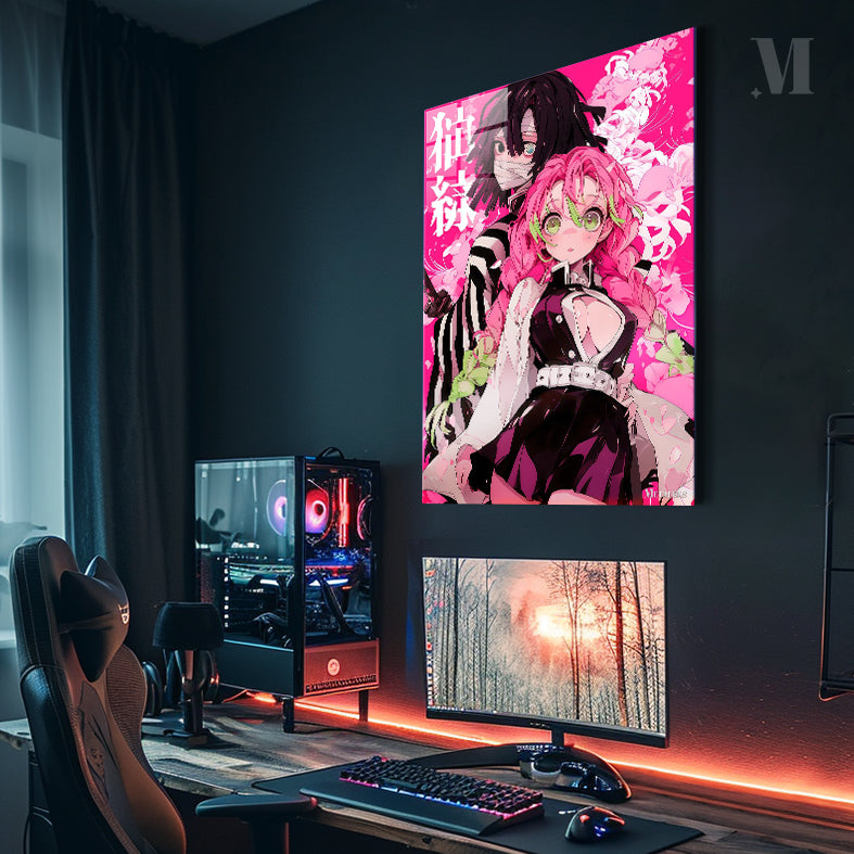GE0216 Obanai and Mitsuri Kanroji   Demon Slayer