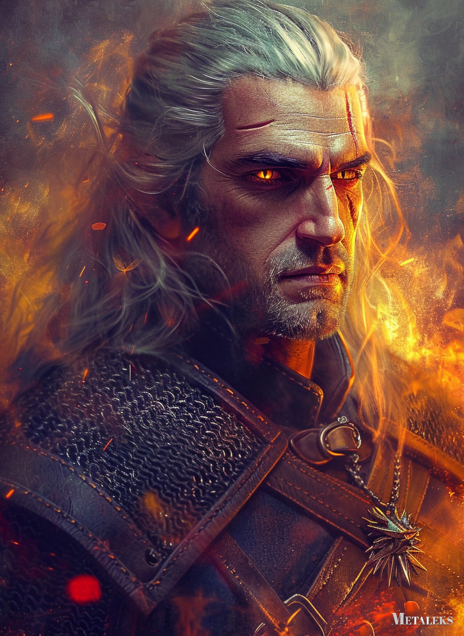 Geralt of Rivia X White Wolf
