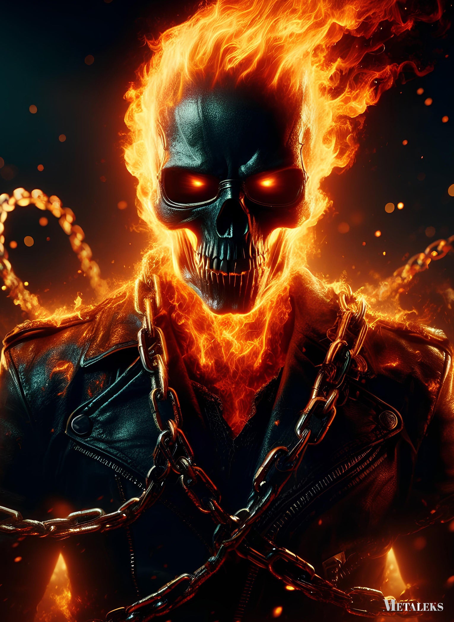 Ghost rider chains