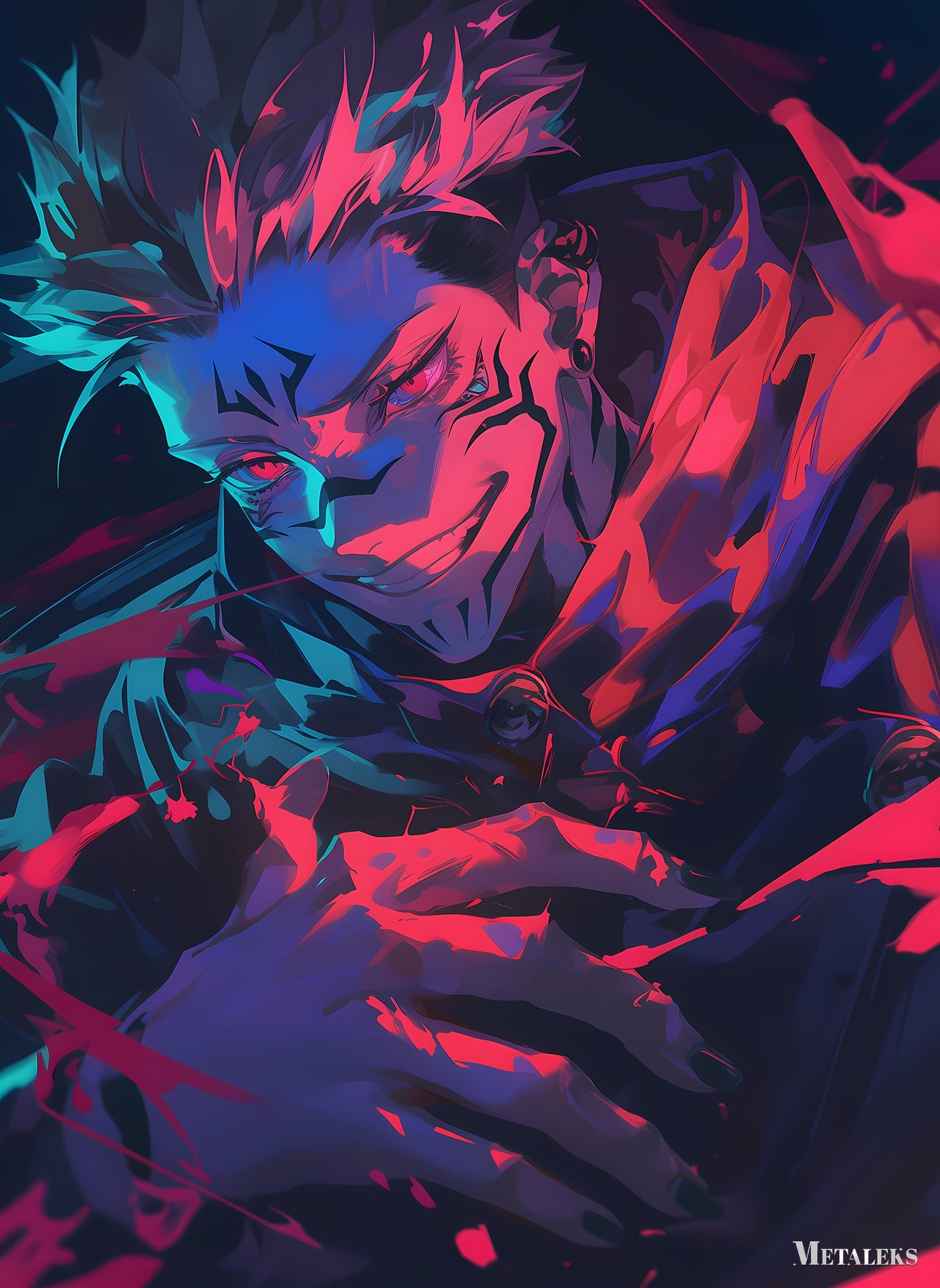 Glowing Sukuna