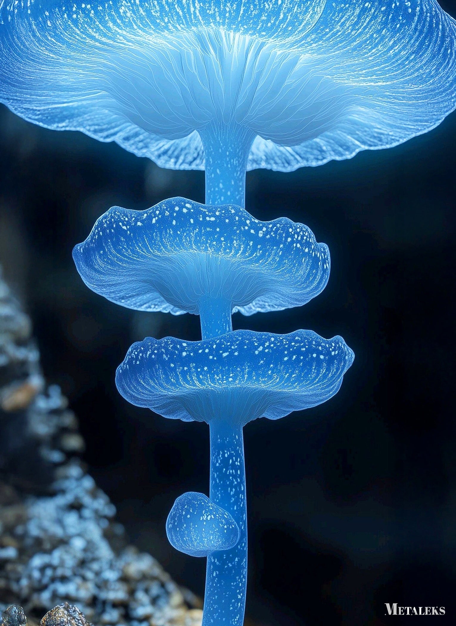 Glowing mushroom-M2606