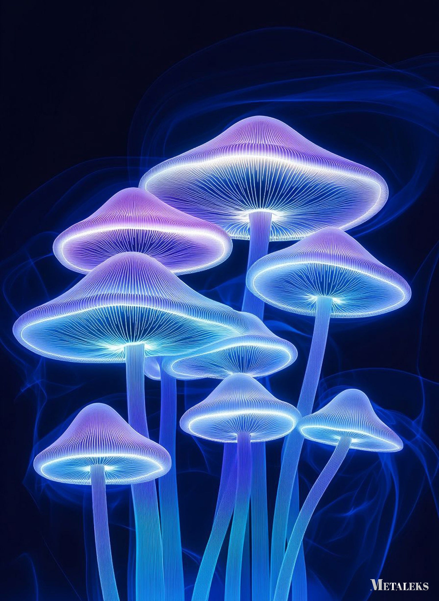 Glowing mushroom-M2607