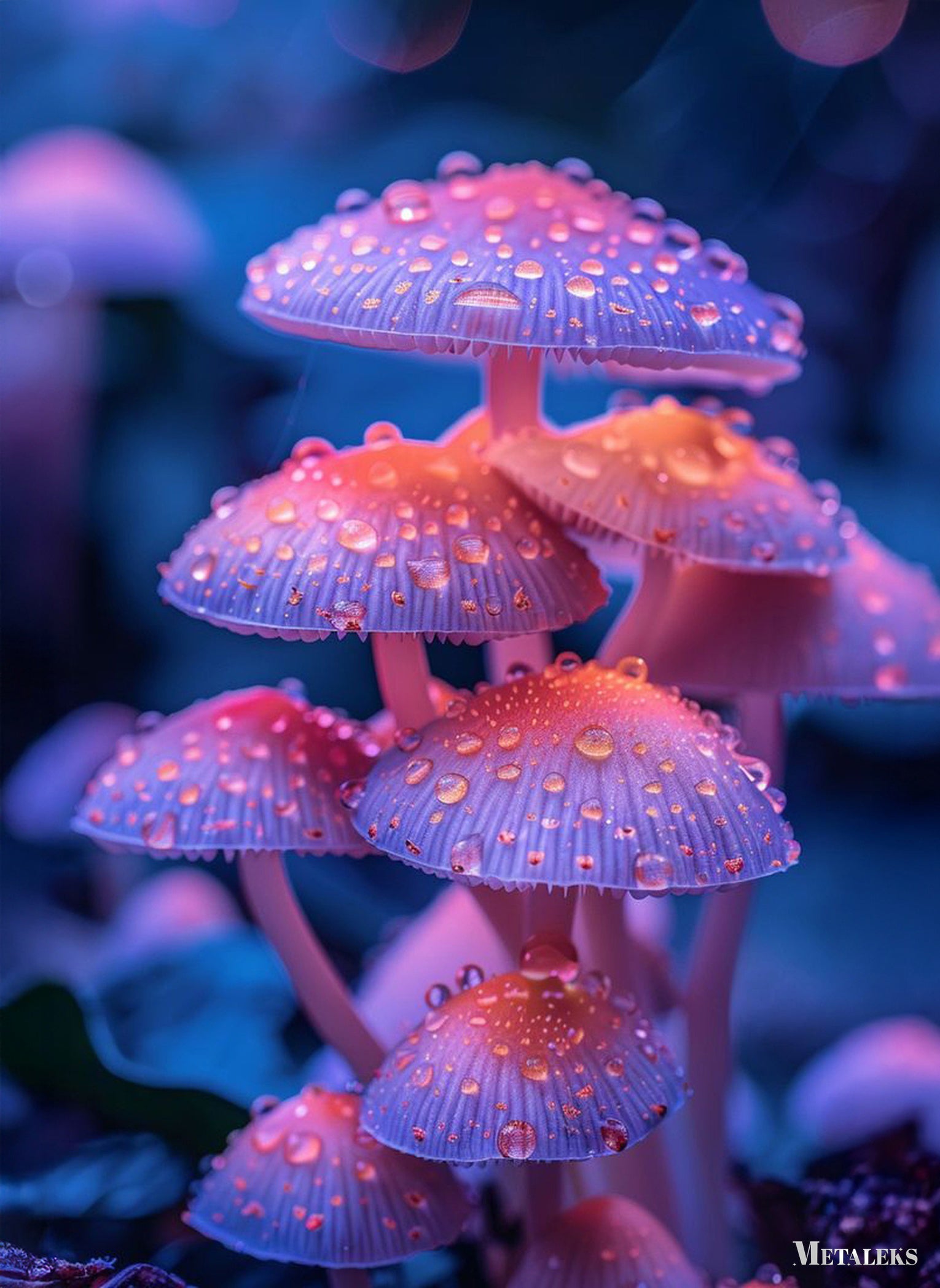 Glowing mushroom-M2611