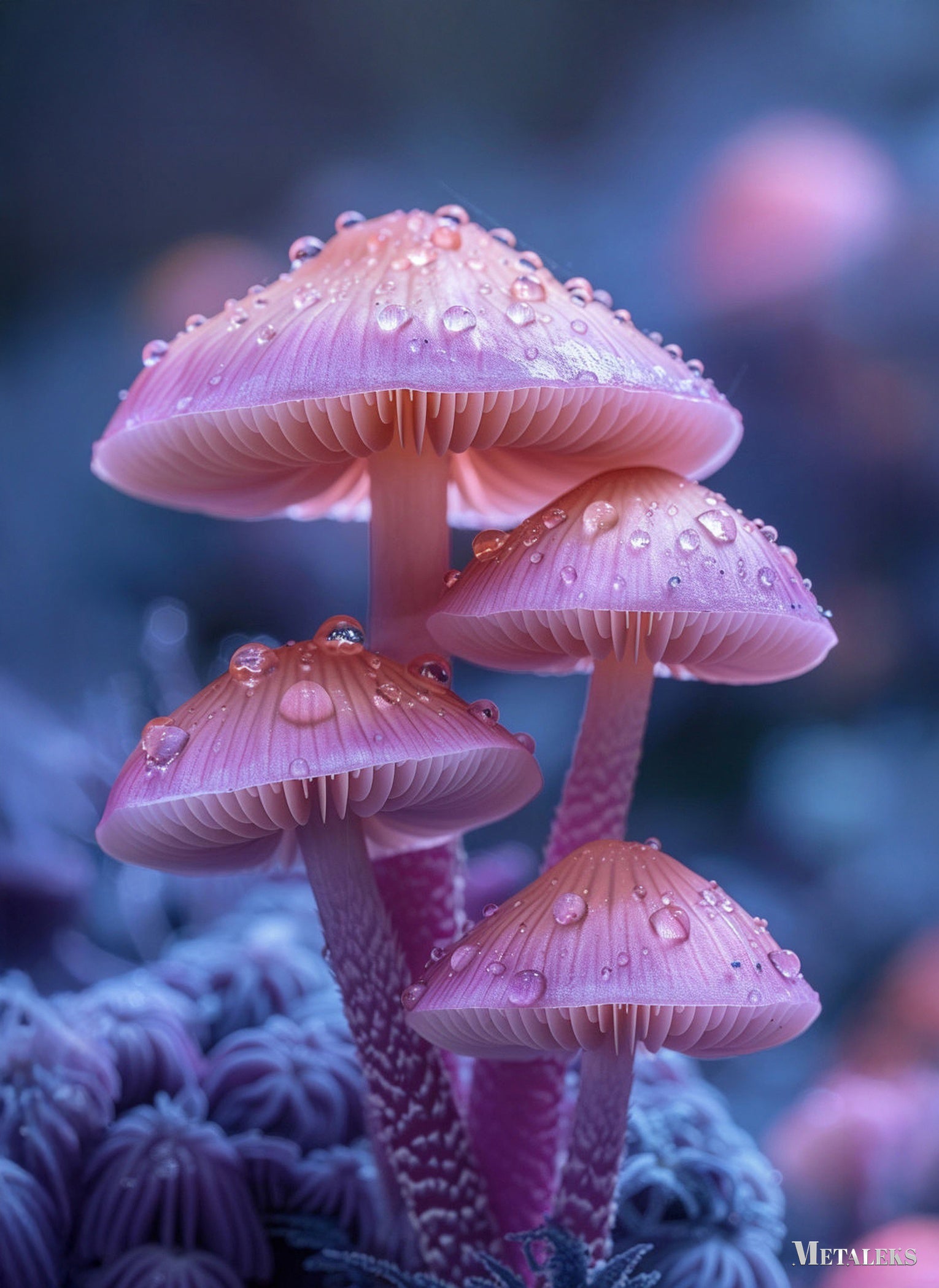 Glowing mushroom-M2705