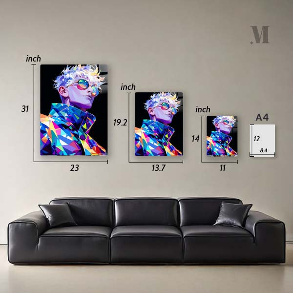 Gojo Satoru Full Color Cristal Glass