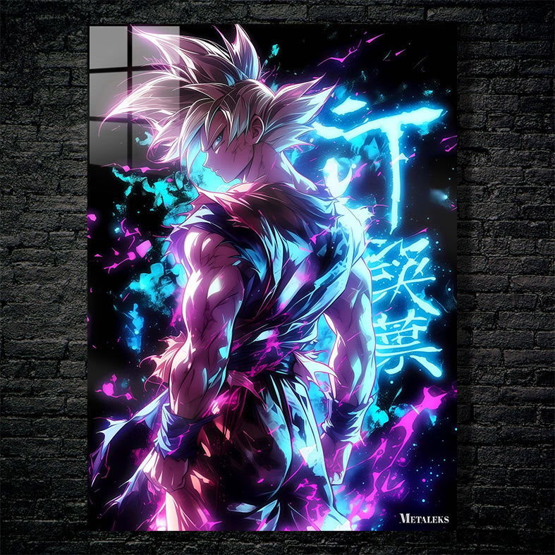 Goku Neon Color Effect   Dragon Ball Z