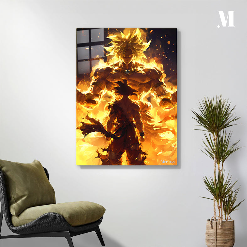 Goku vs Broly art