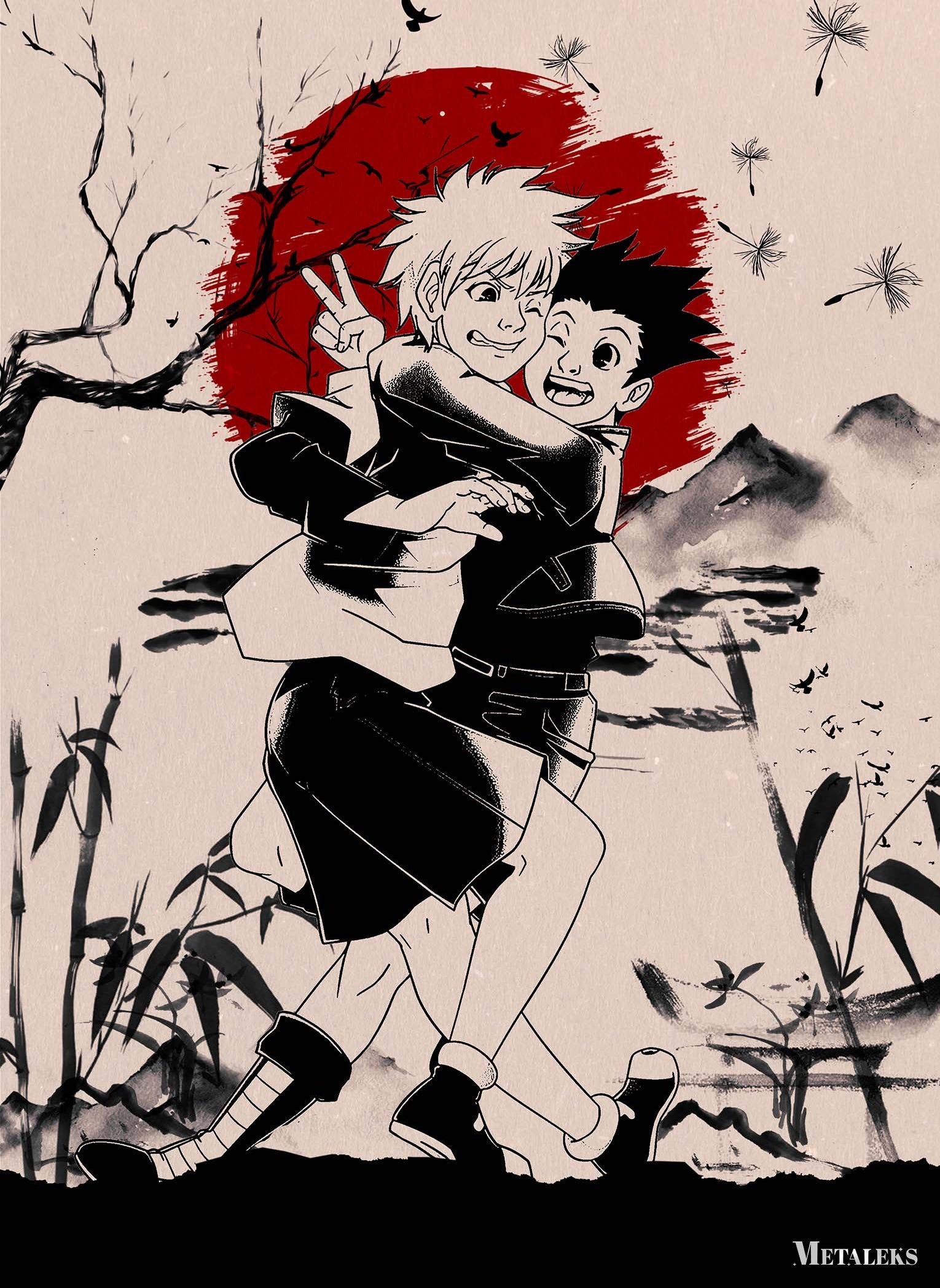 Gon freecss and Killua Zoldcyk