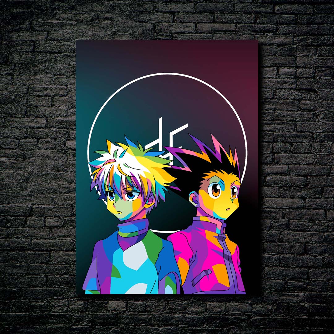 Gon and Killua in WPAP Style