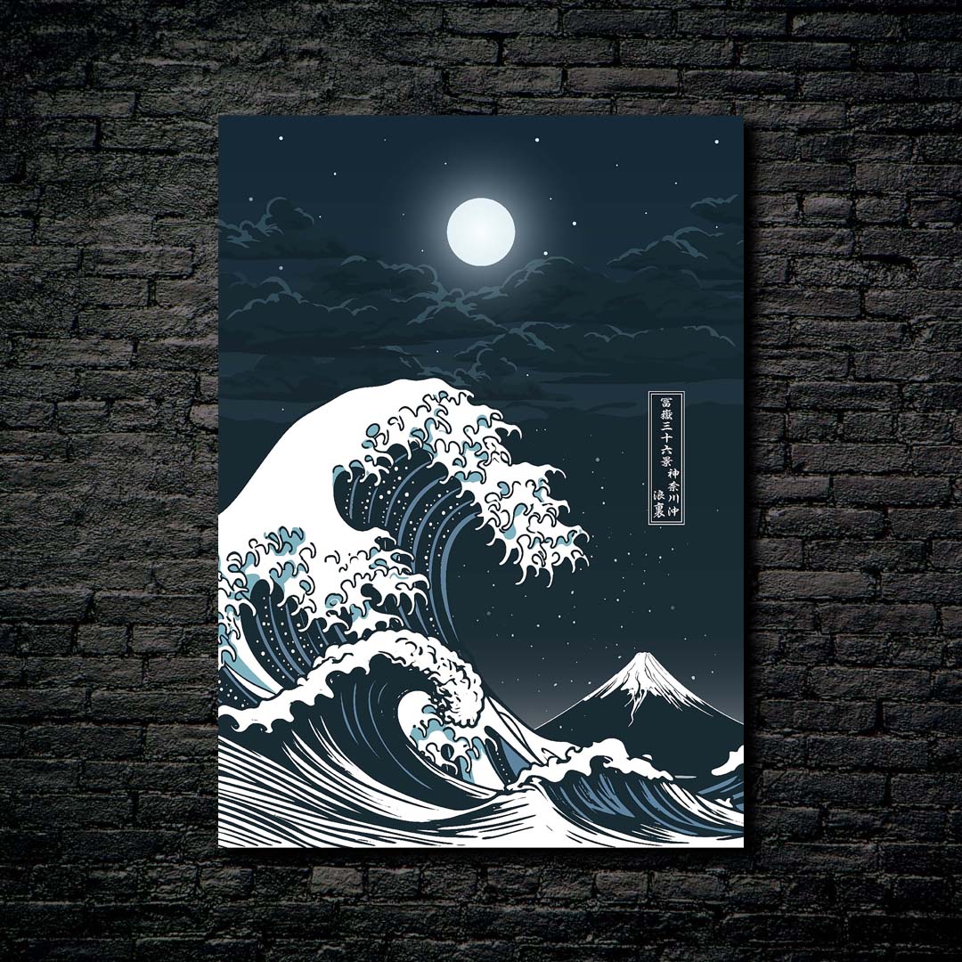 Great wave Moonlight