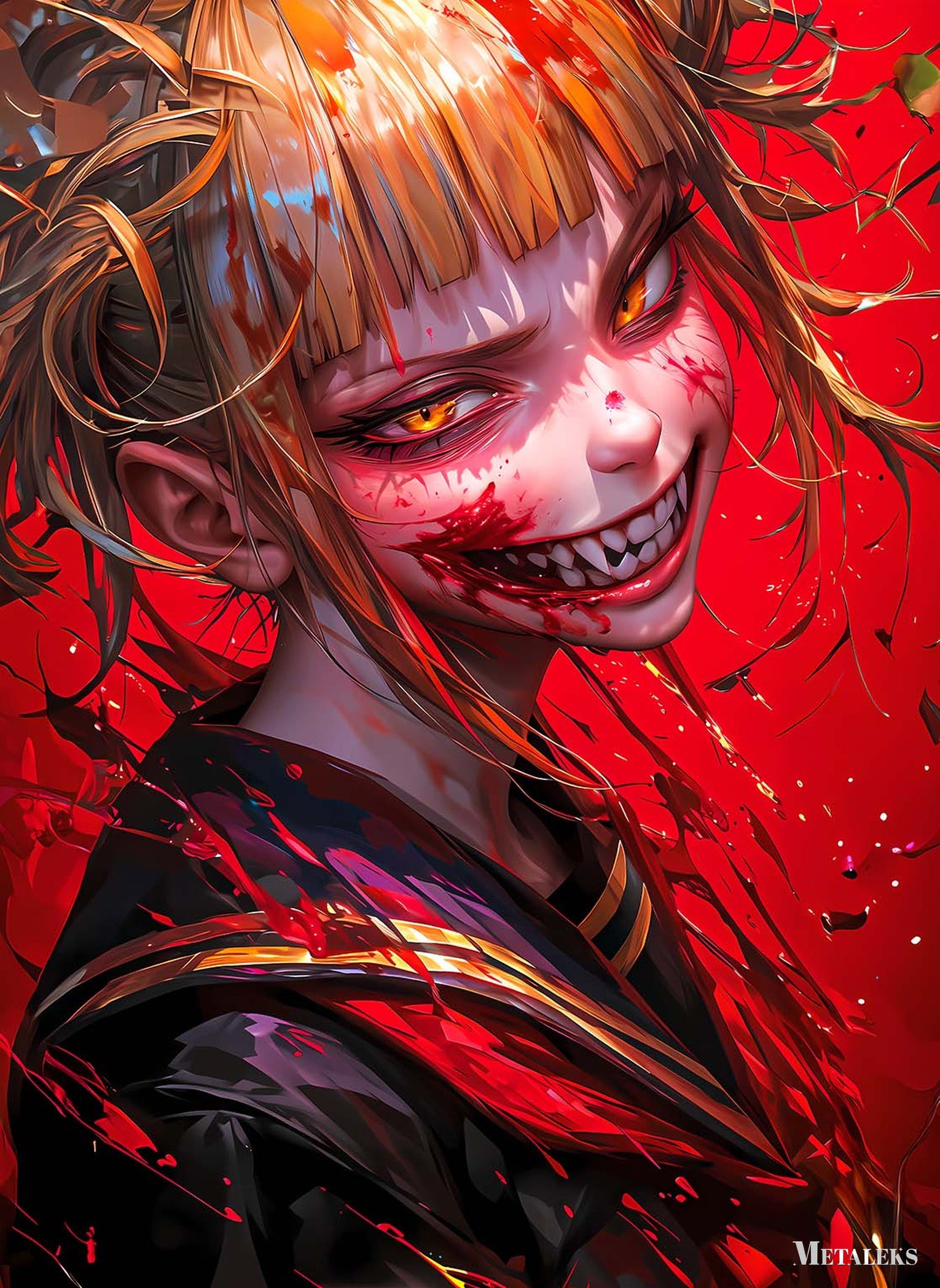 Himiko Touga Red Portrait