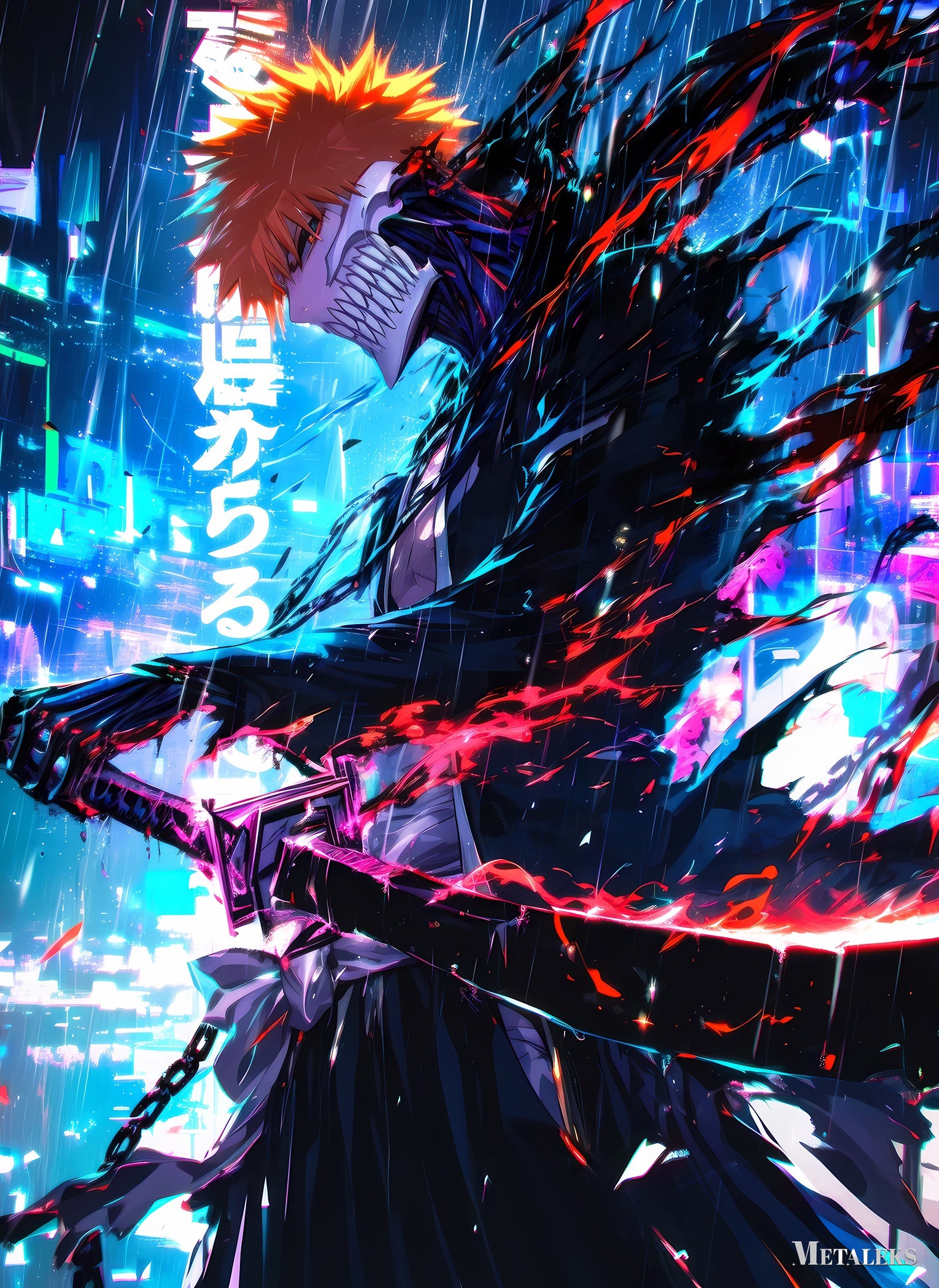 Hollow Ichigo Kurosaki Poster Art