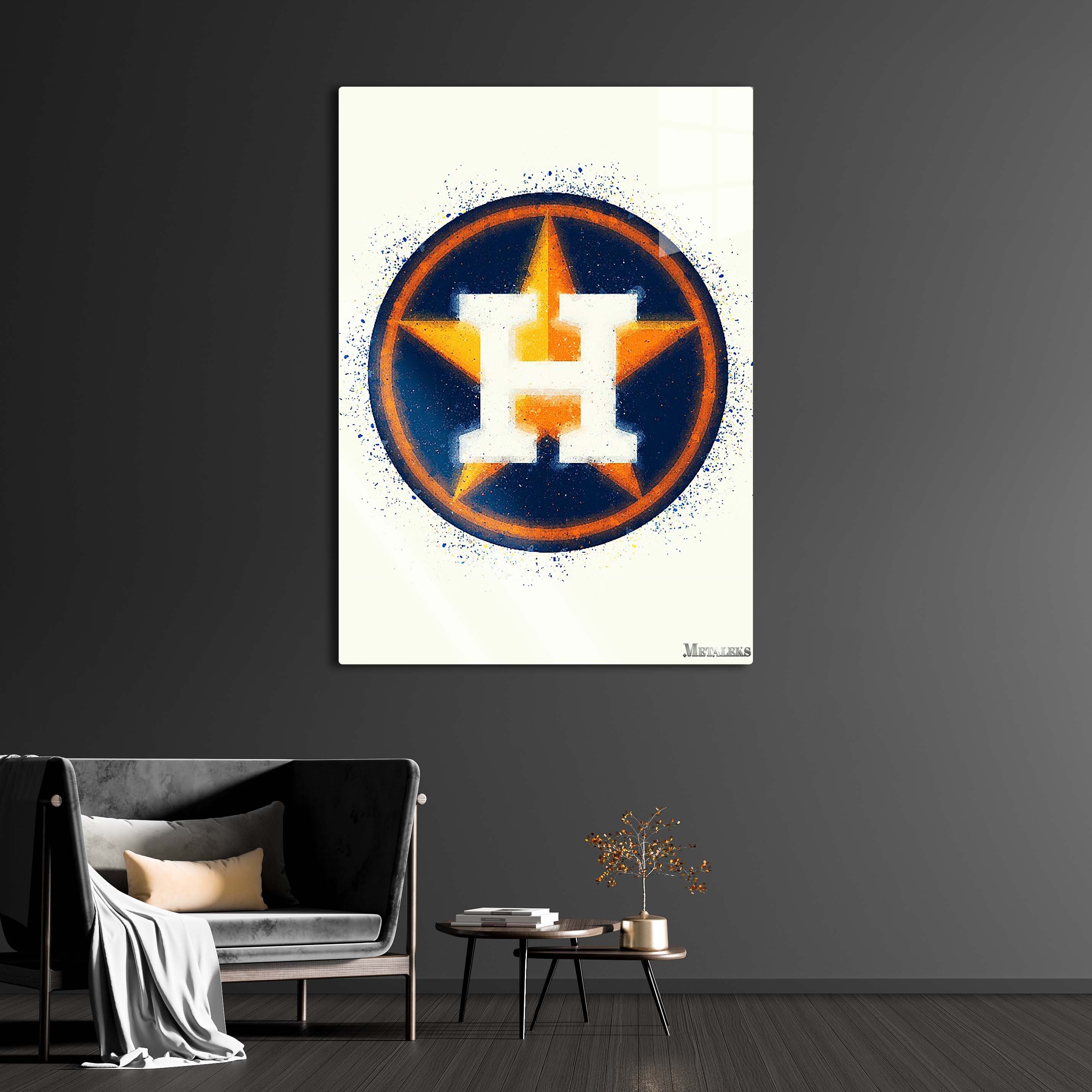 Houston Astros Watercolor