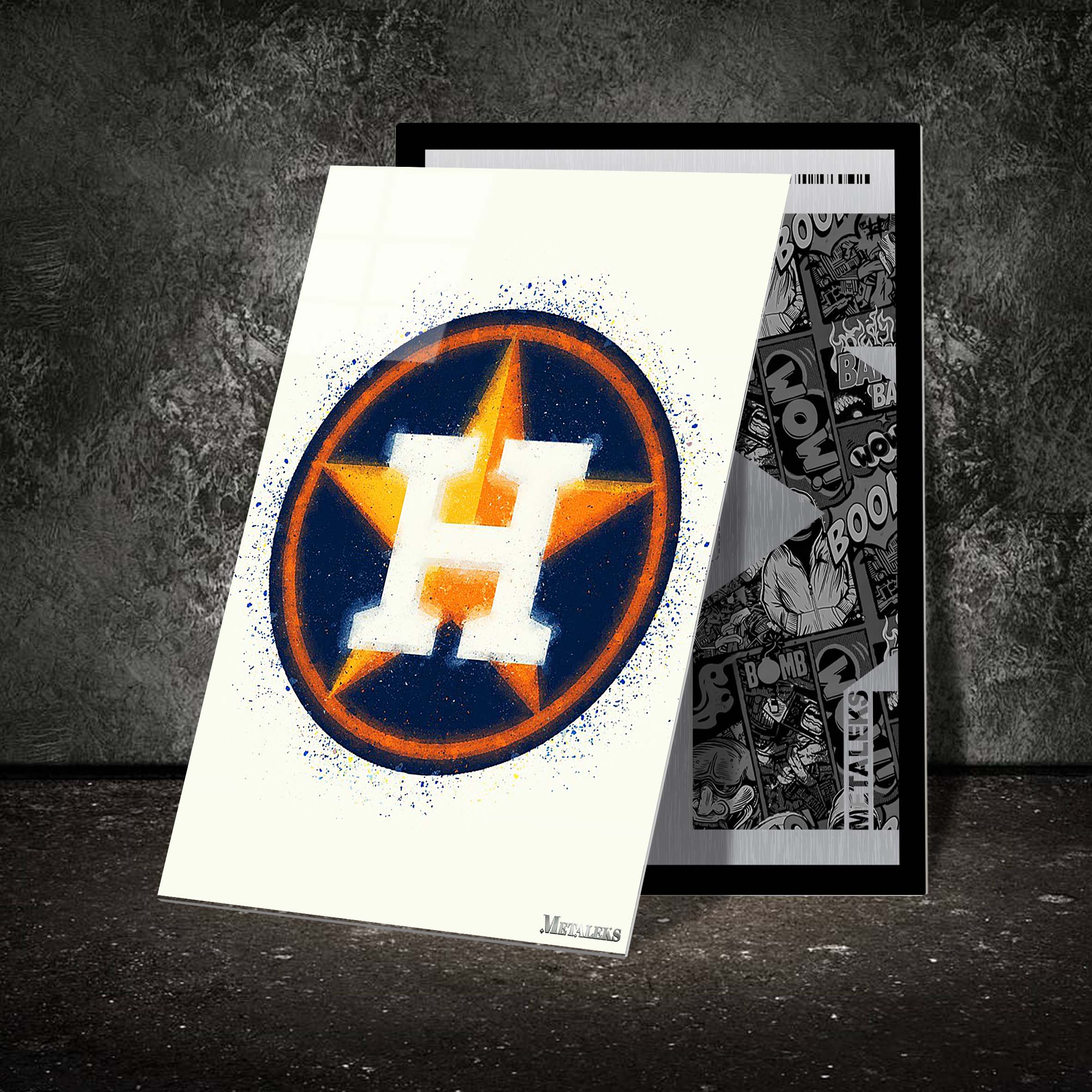 Houston Astros Watercolor