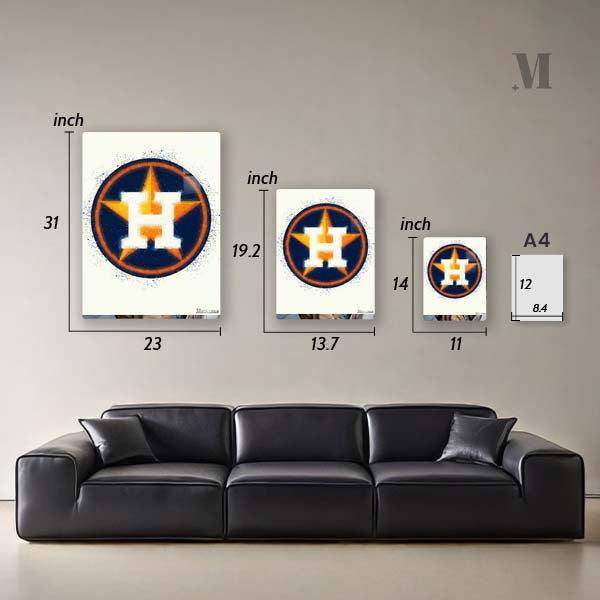 Houston Astros Watercolor
