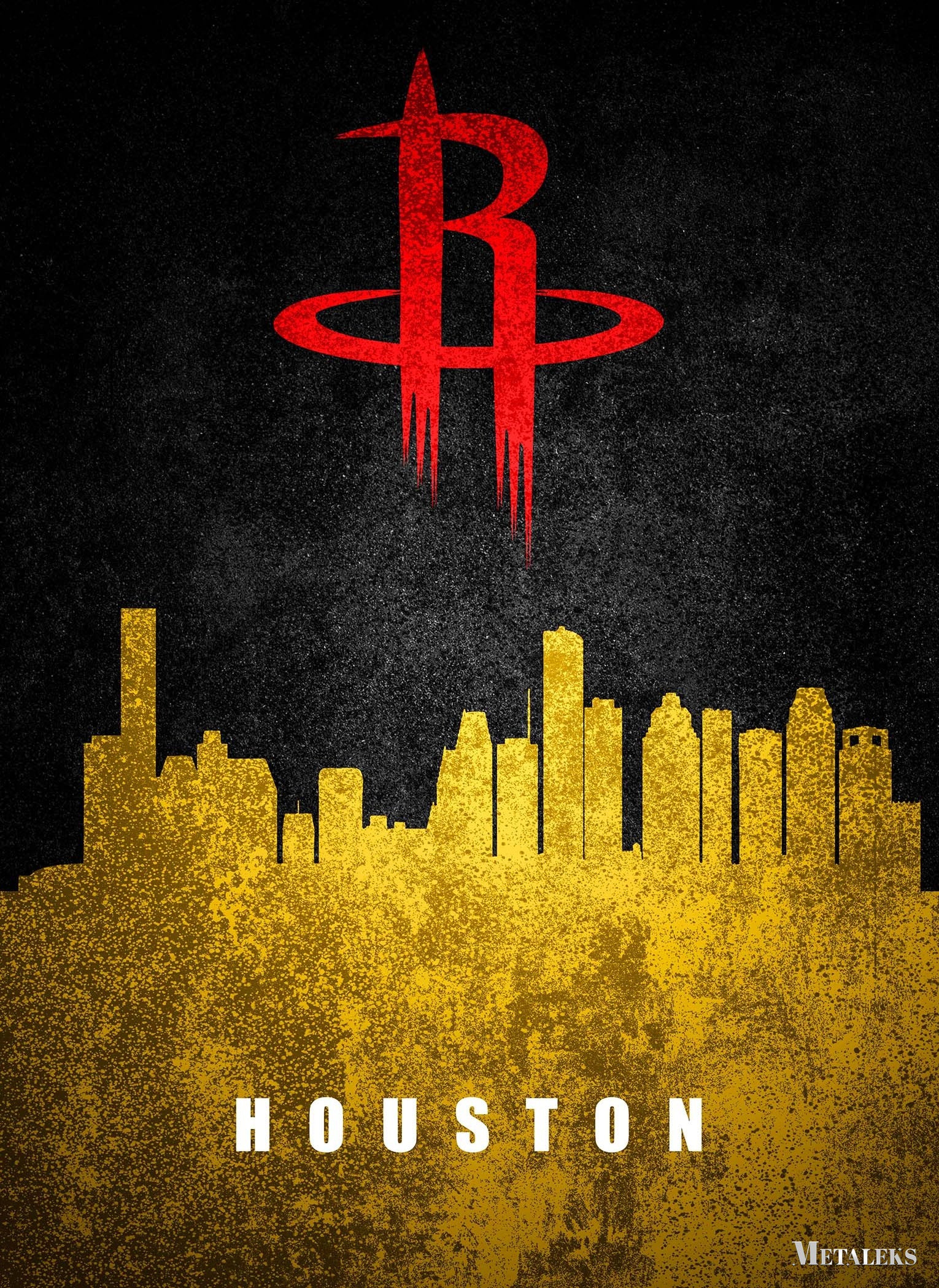 Houston Rockets, City, Skyline