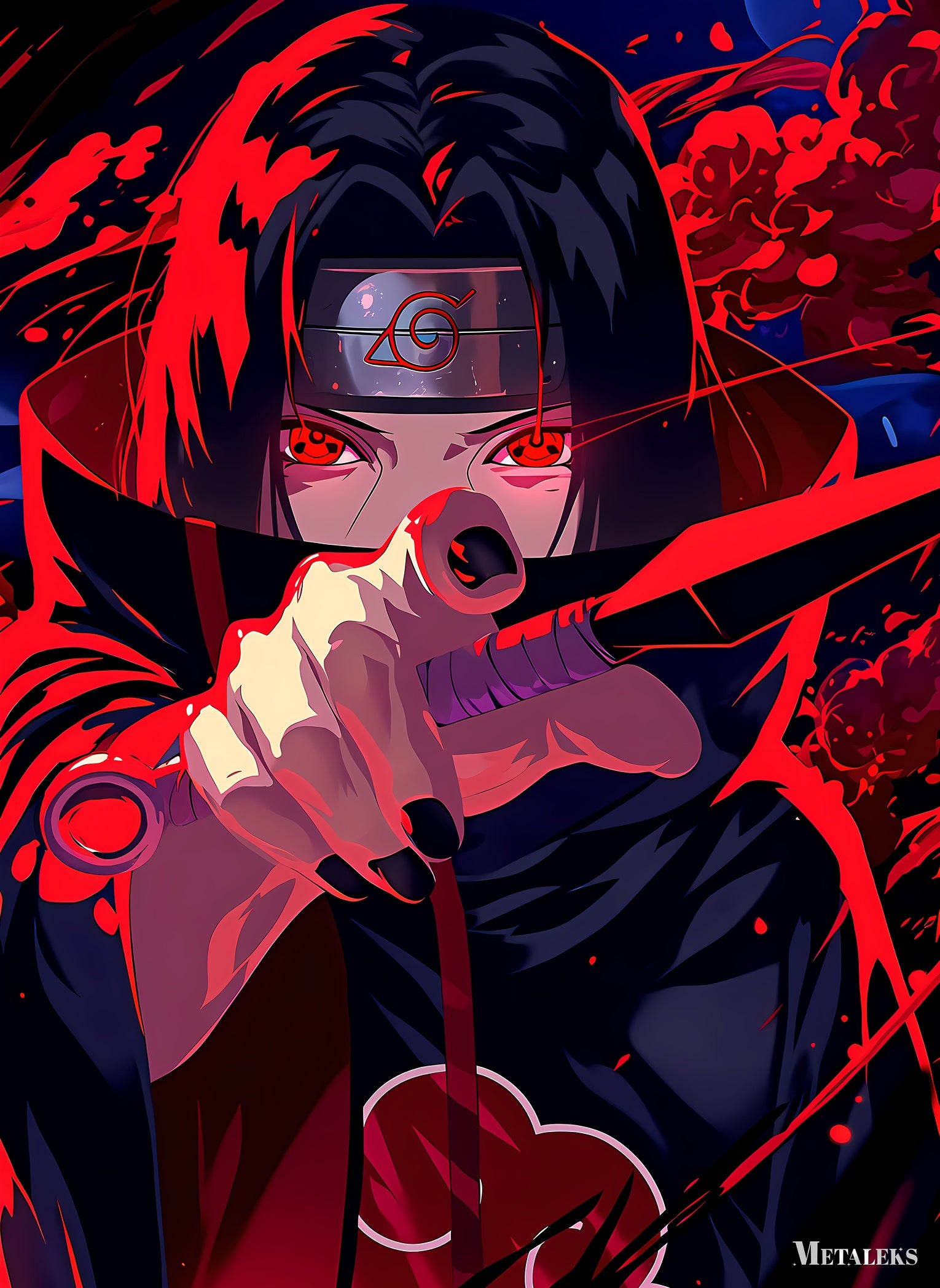 ITACHI X KUNAI X RED