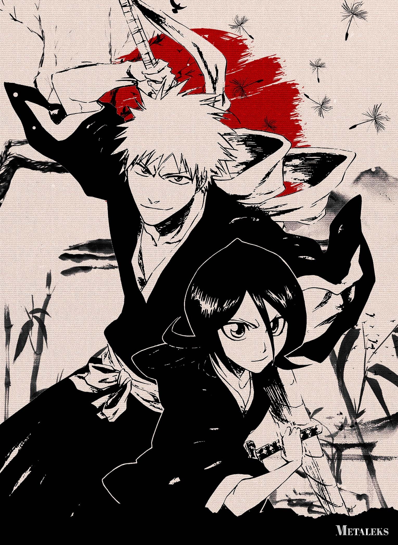 Ichigo Bleach Japanese Art