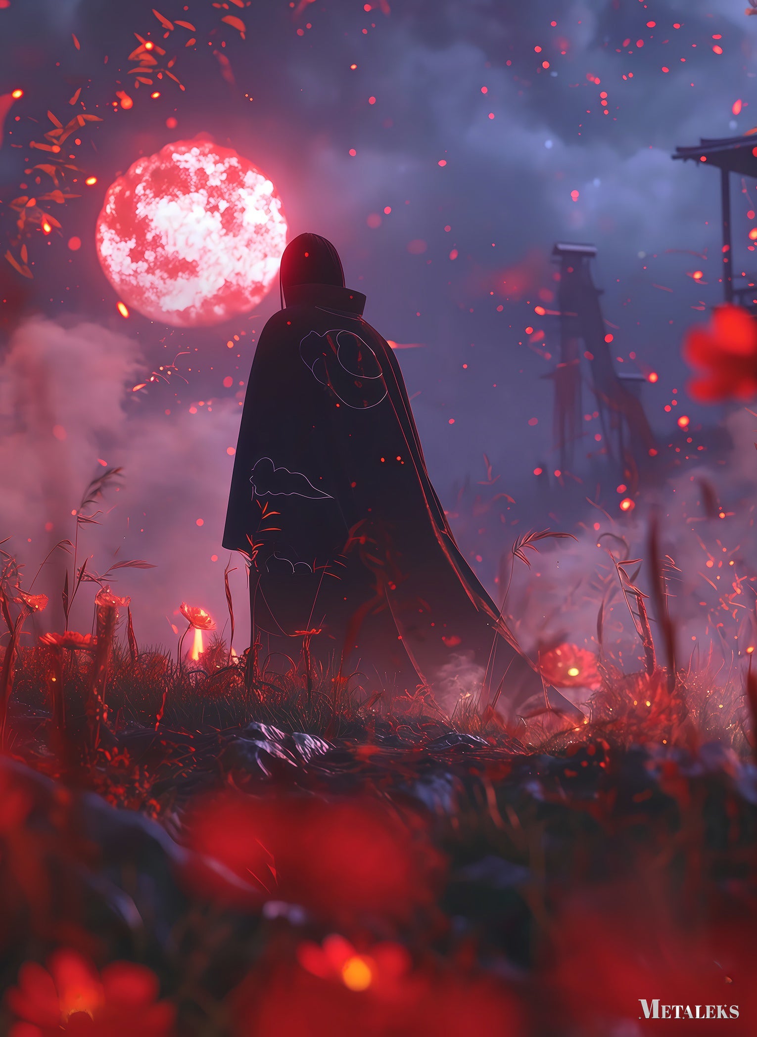 Itachi X Red Moon