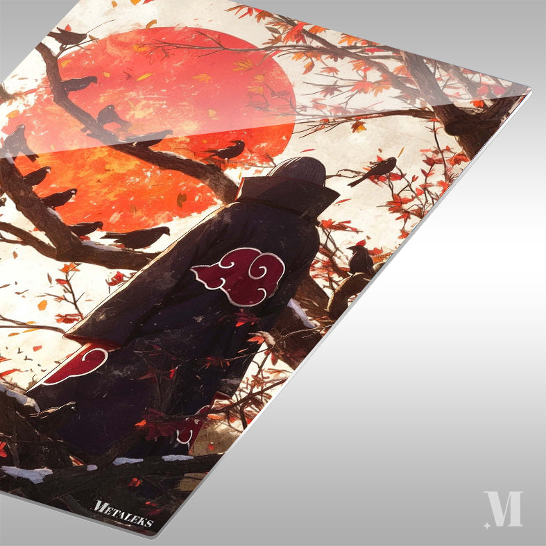 Itachi red moon art