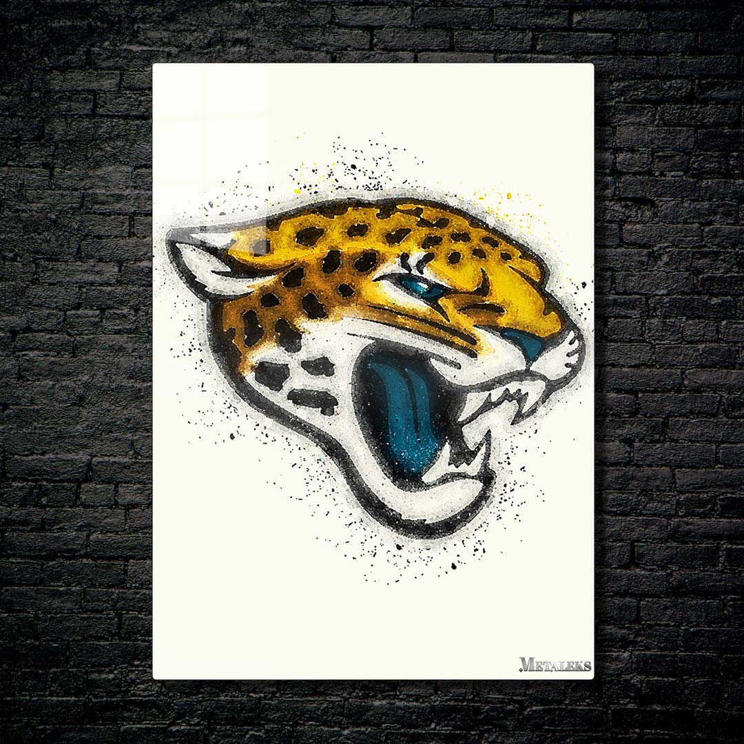 Jacksonville Jaguars Watercolor