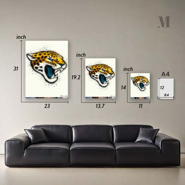 Jacksonville Jaguars Watercolor