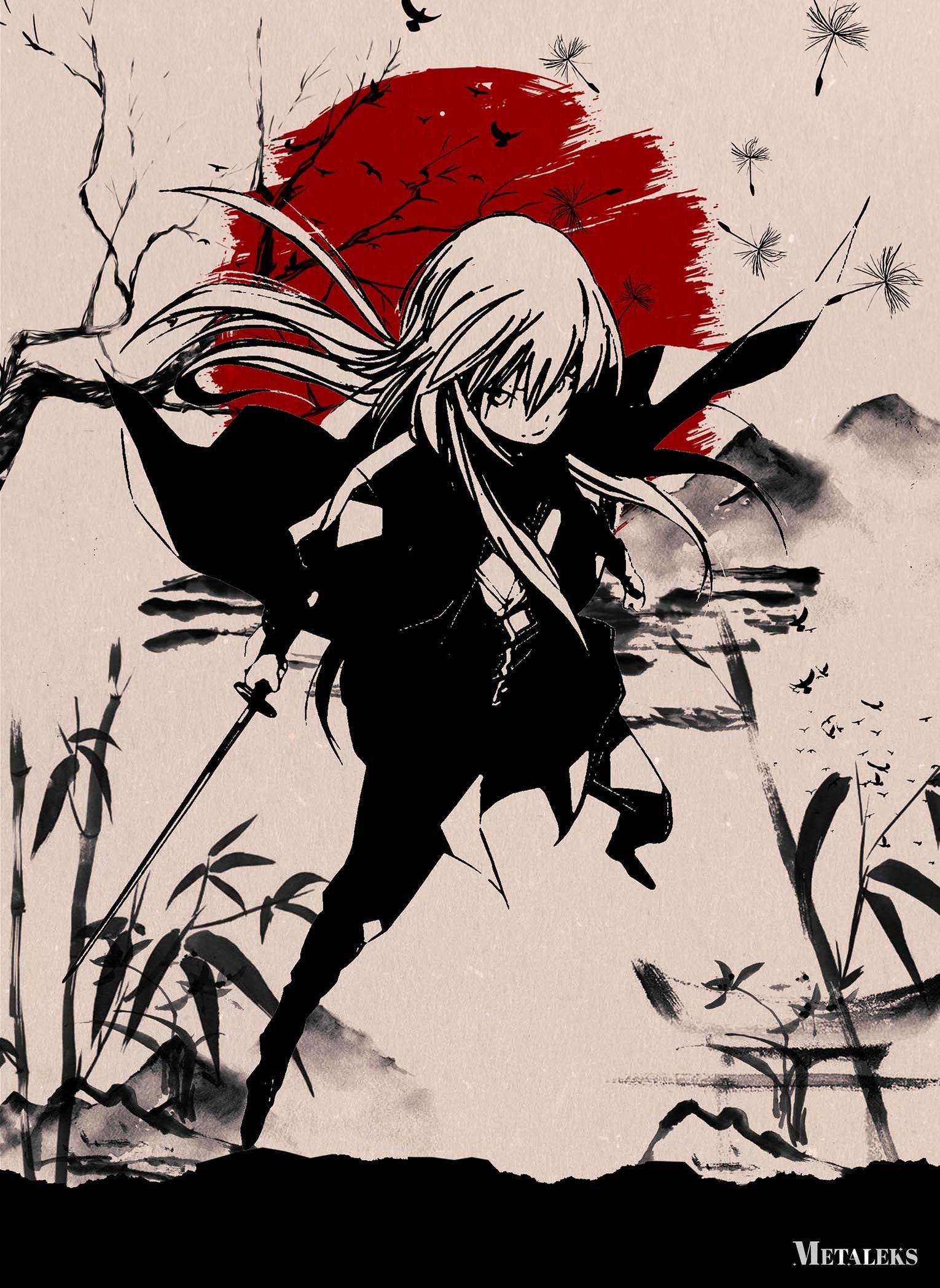 Japanese Rimuru Tempest Art