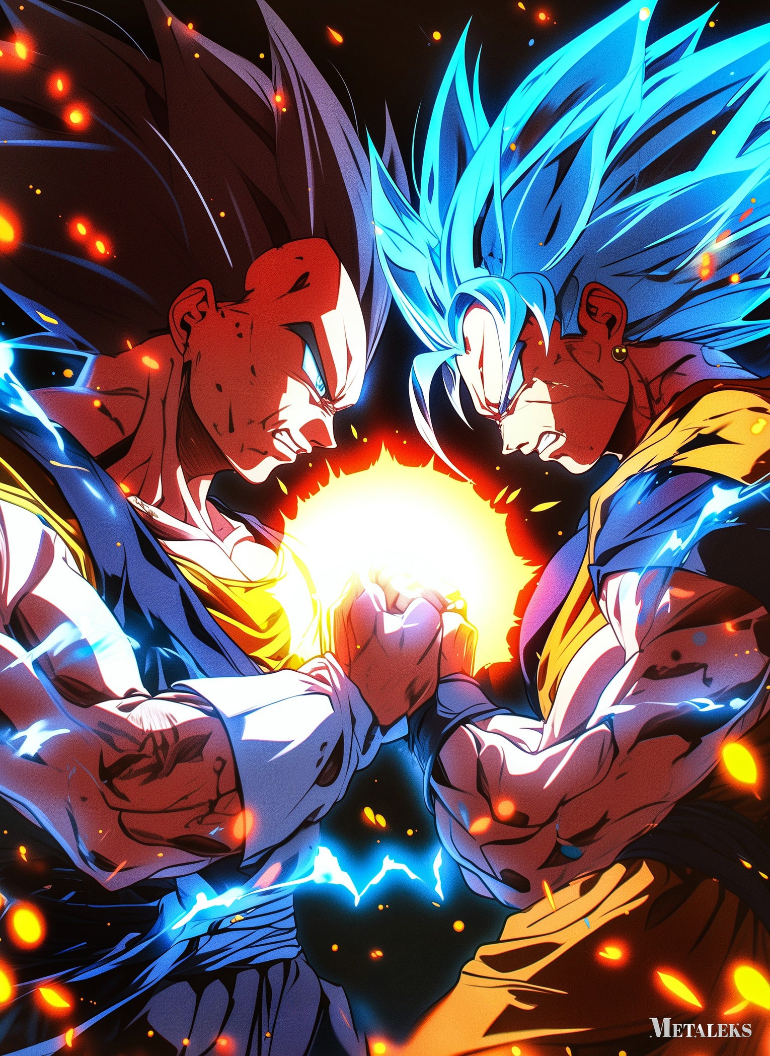 K-0247 VEGETA VS GOKU  H0801-25
