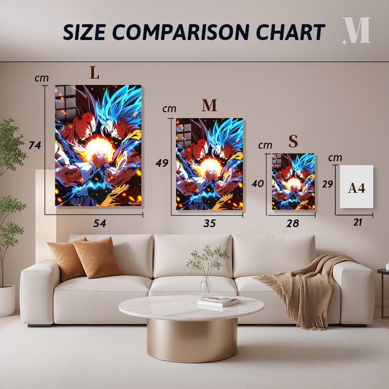 K-0247 VEGETA VS GOKU  H0801-25