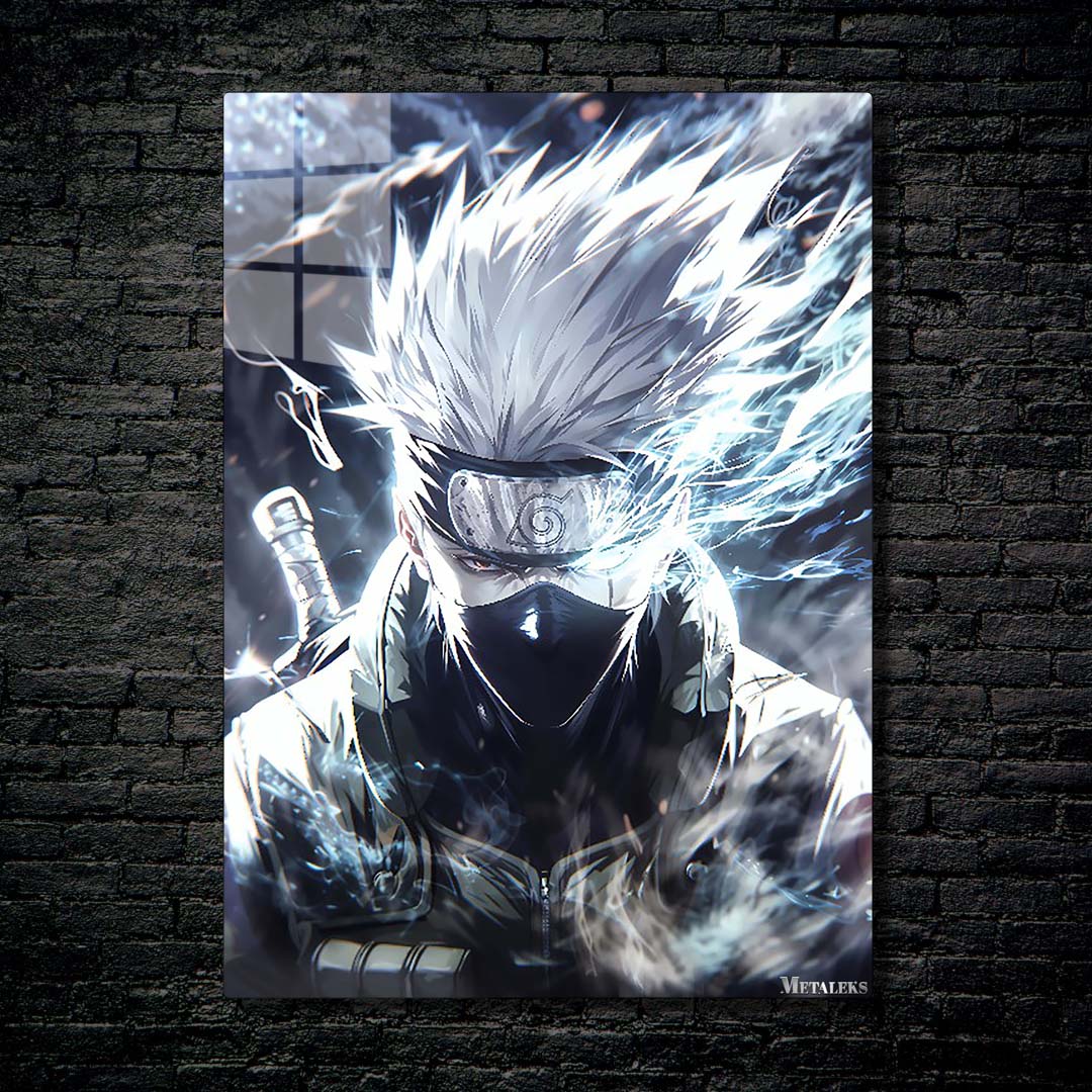 Kakashi Hatake Blue Artwork-Artwork by @BaisArt