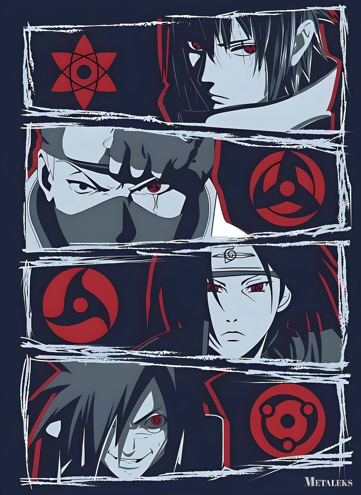 Kakashi Madara Sasuke Itachi
