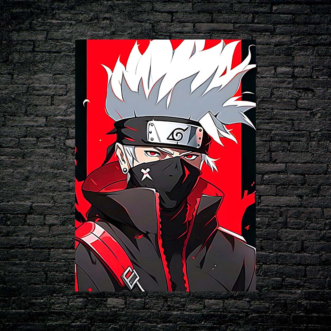 Kakashi black red