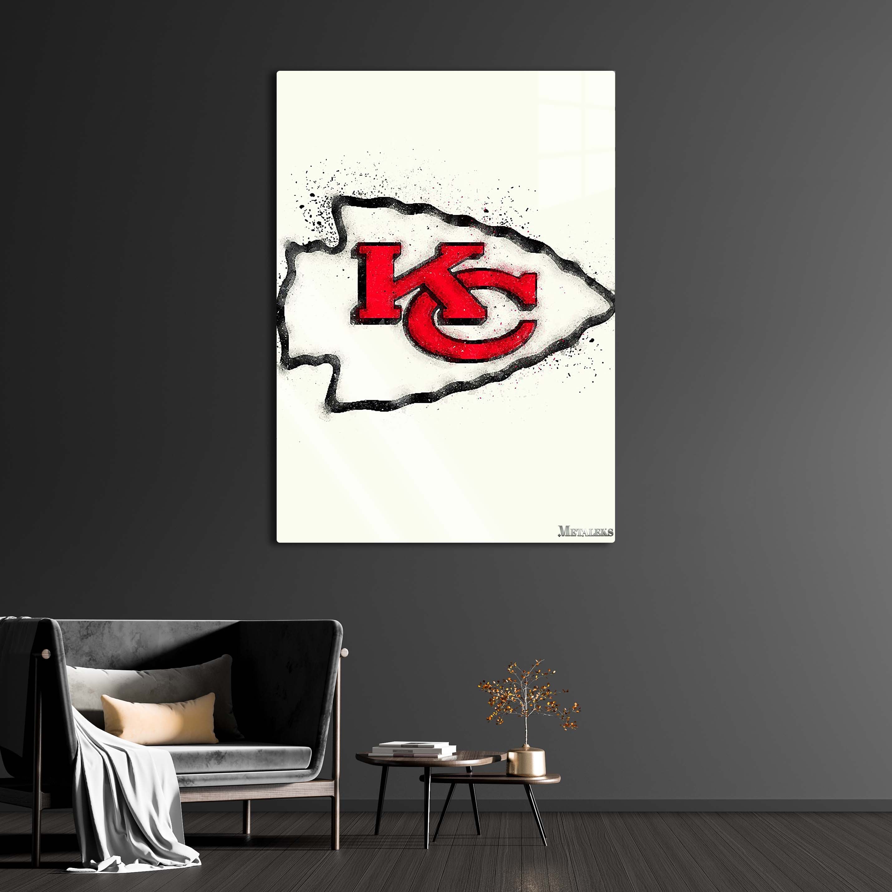 Kansas City Chiefs Watercolor