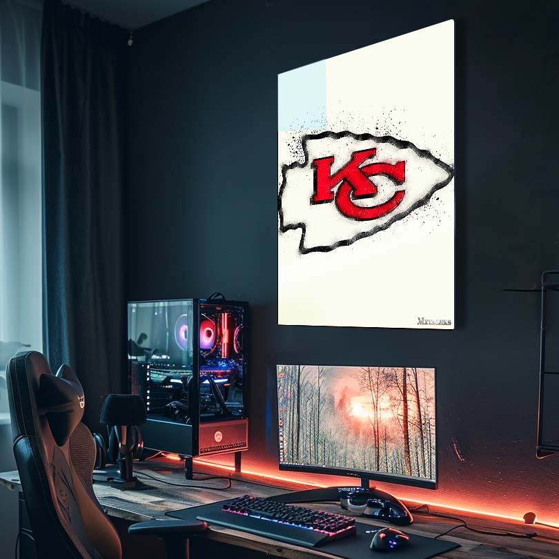 Kansas City Chiefs Watercolor