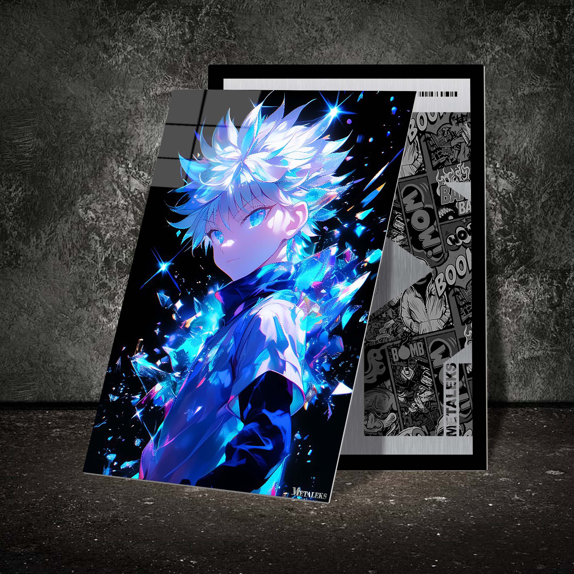 Killua Zoldyck Crystal Glass