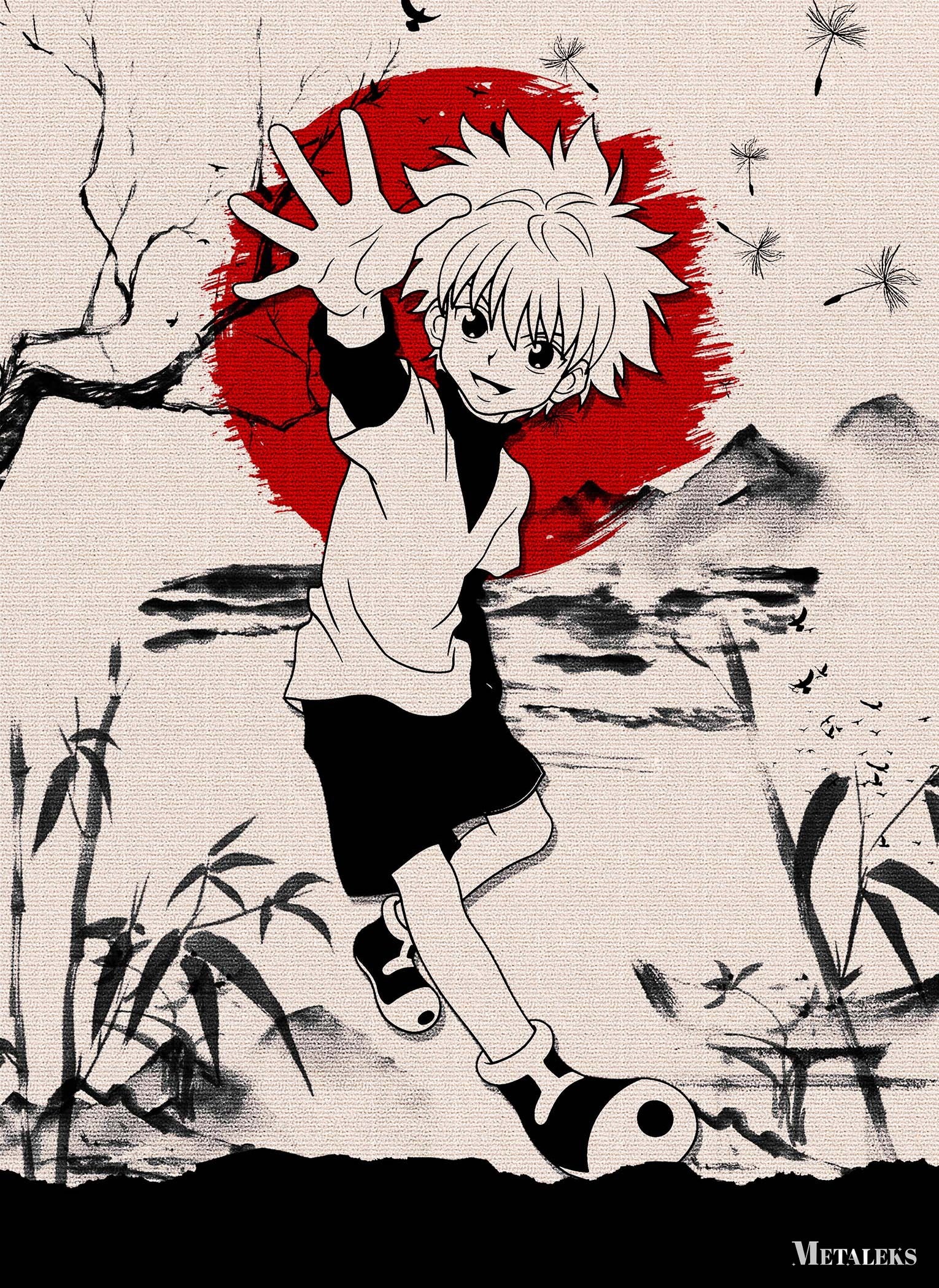 Killua Japanese art