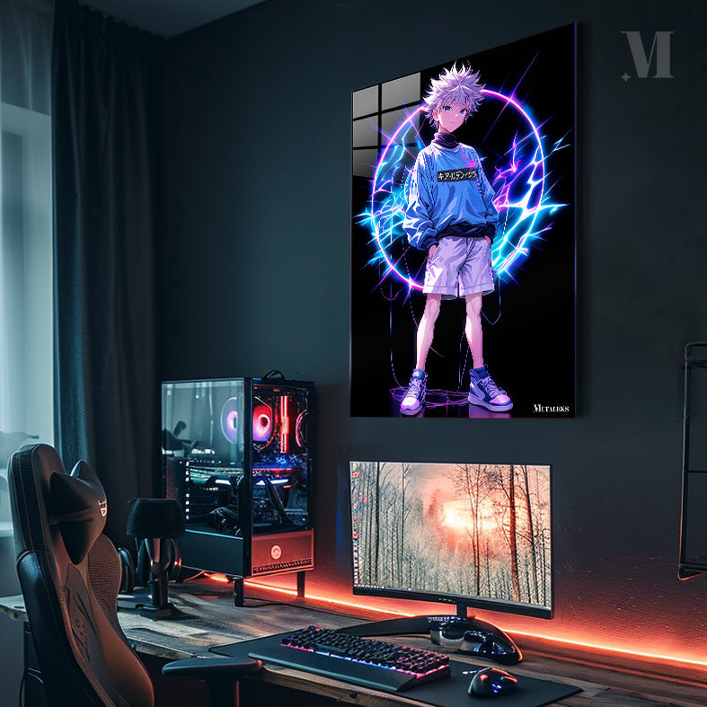 Killua Zoldyck Neon Effect - Hunter x Hunter