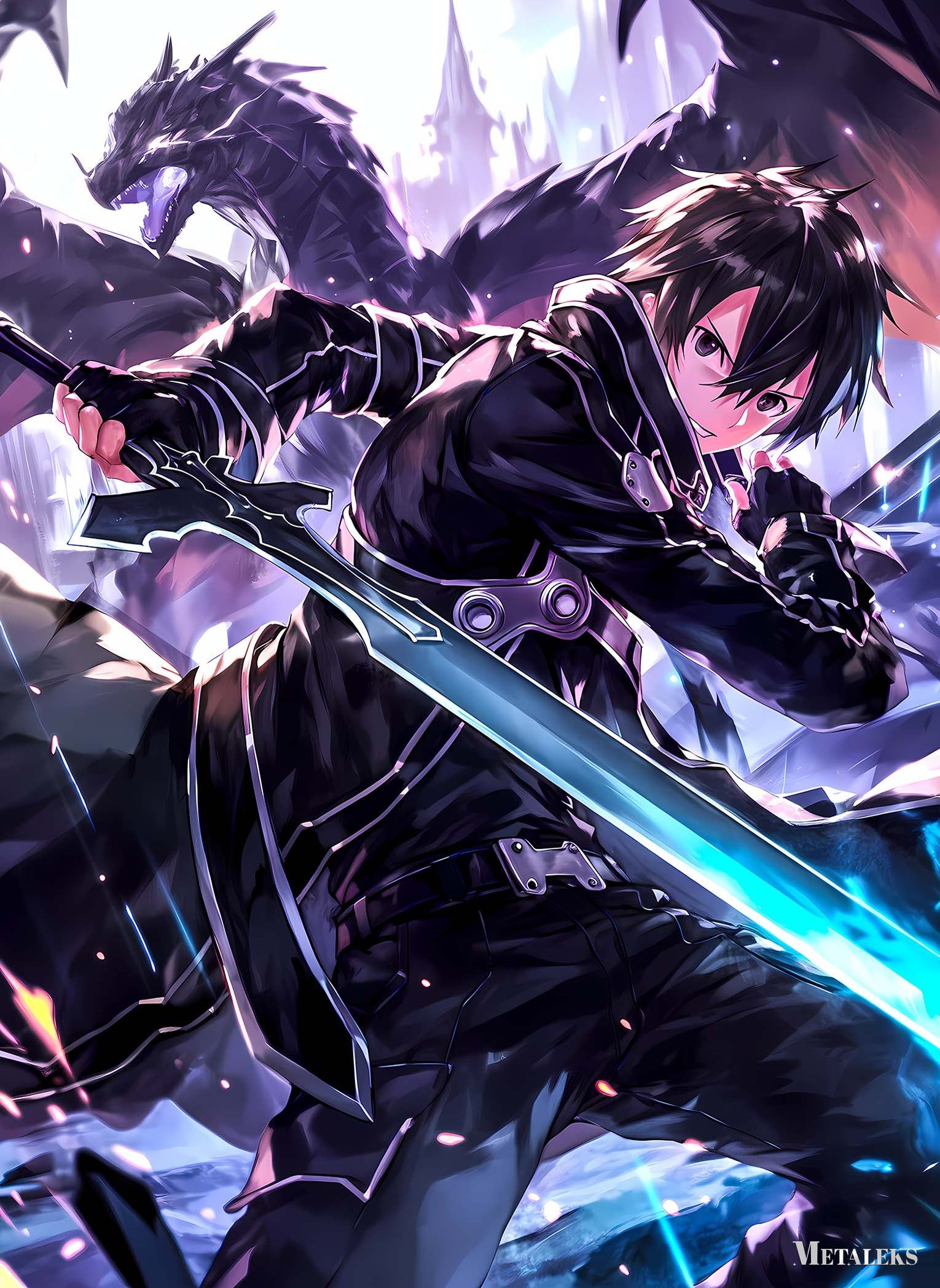 Kirito with Black Sword