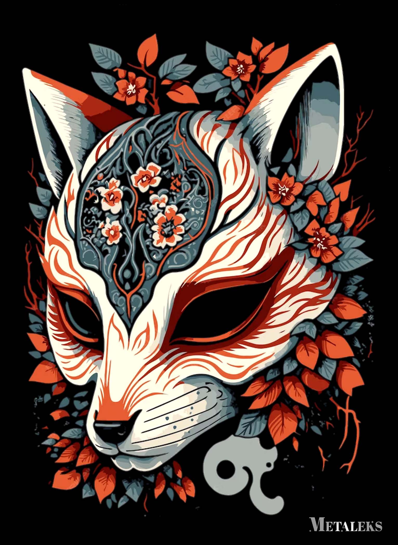 Kitsune Mask Japan art