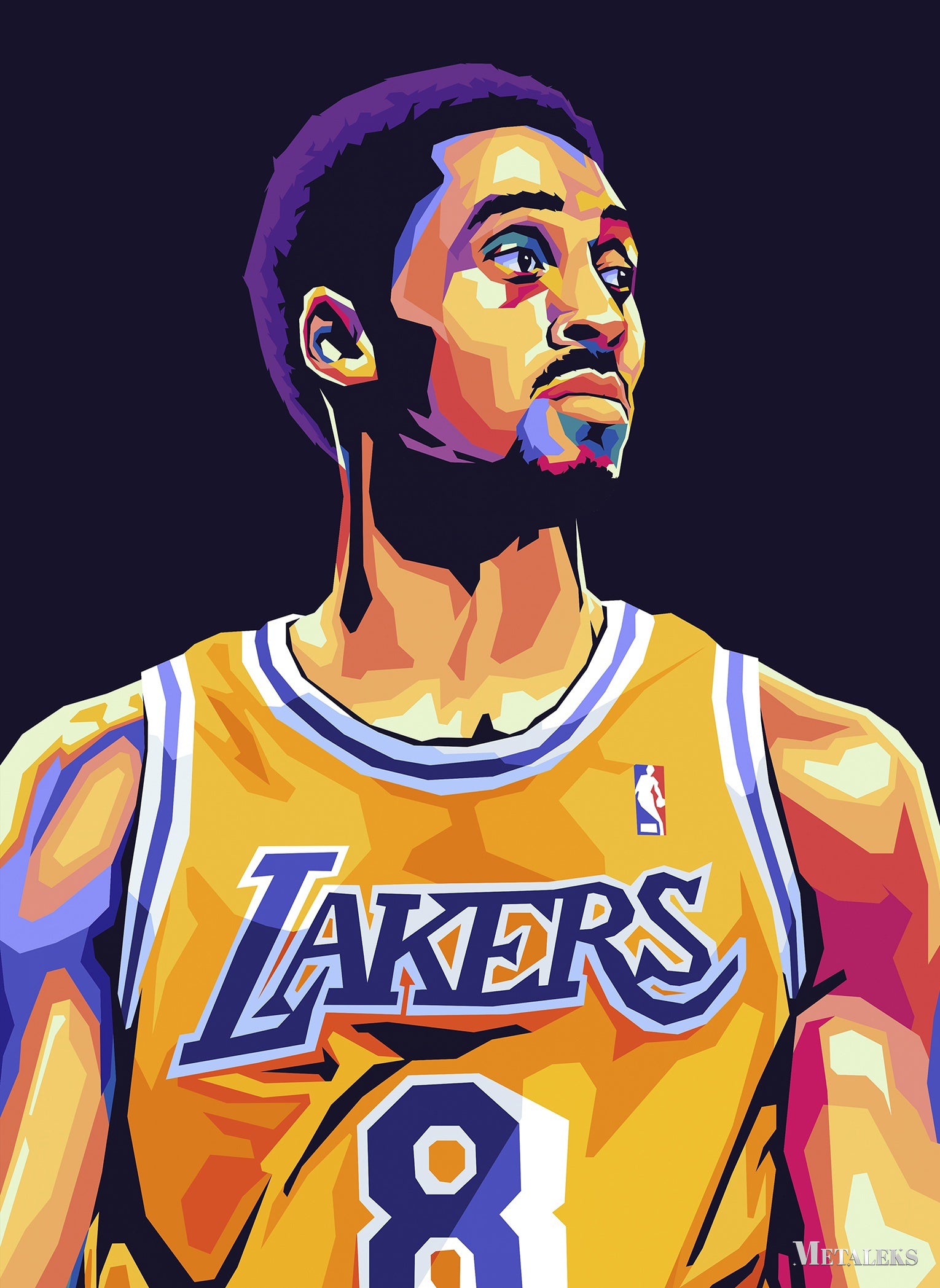 Kobe In Wpap Pop Art