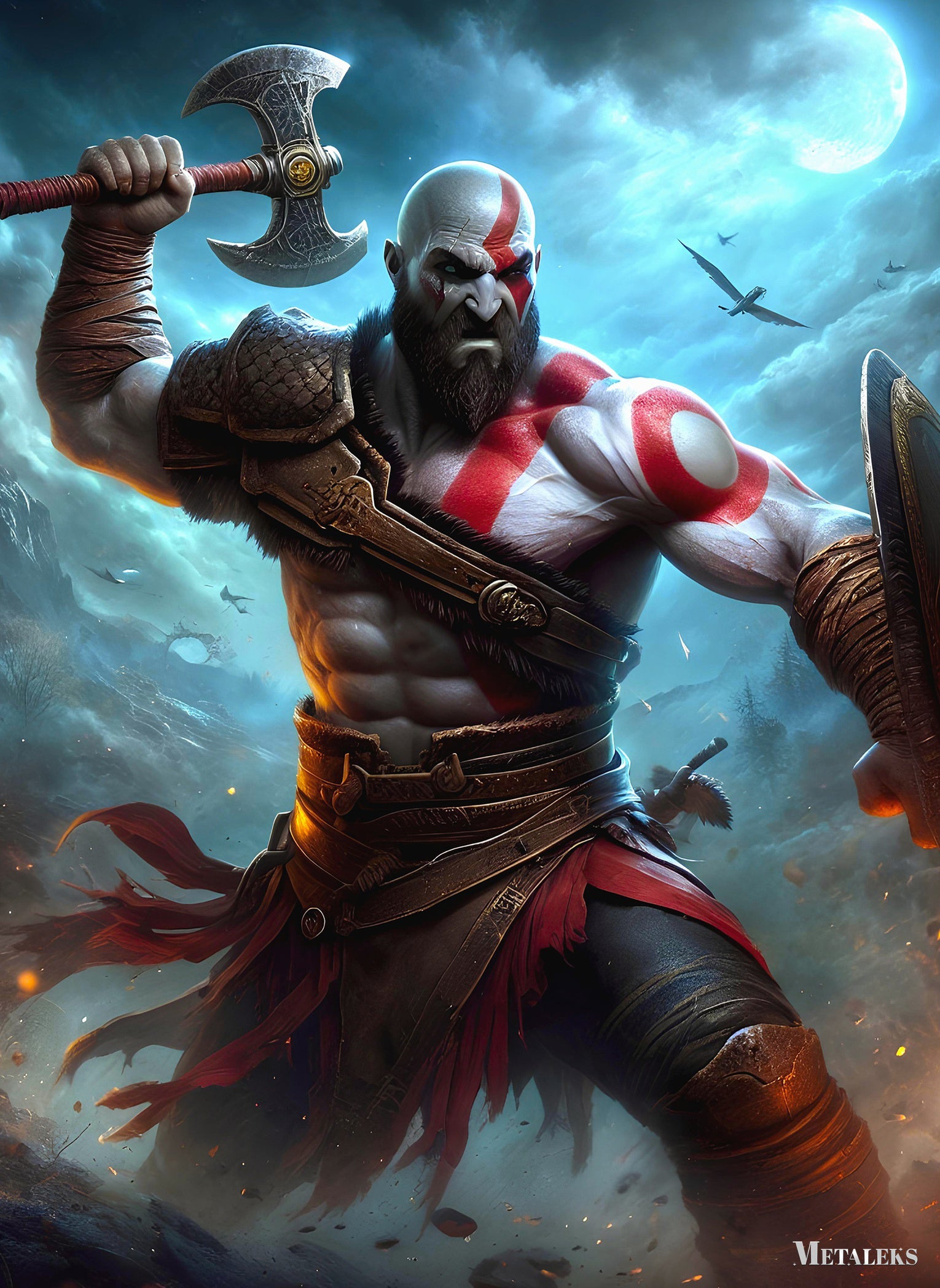 Kratos axe