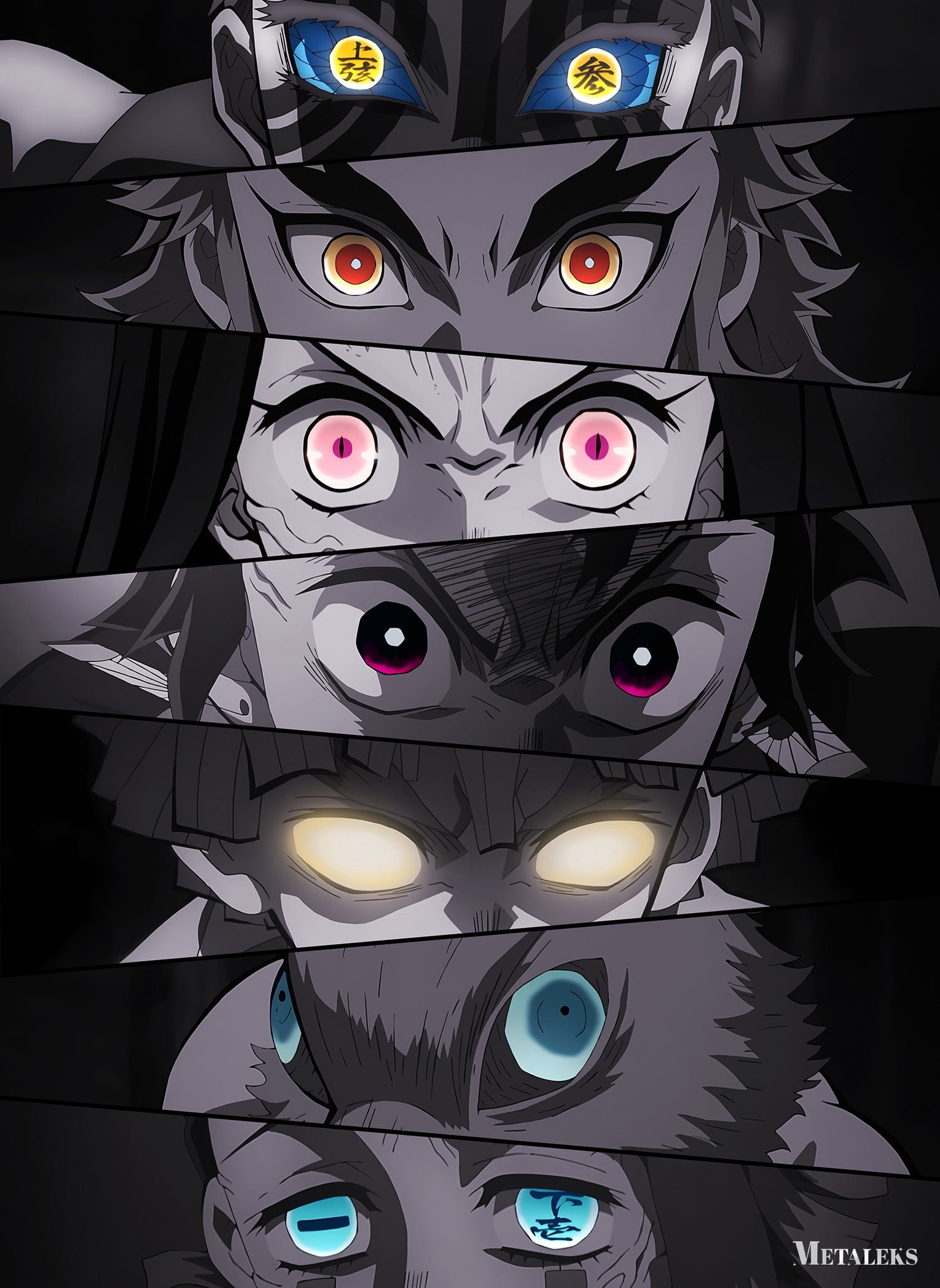 Kyojuro Rengoku Anime Eyes