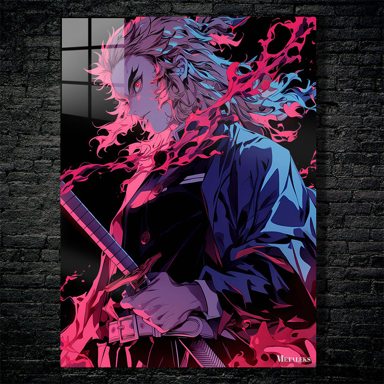 Kyojuro Rengoku Neon   Demon Slayer