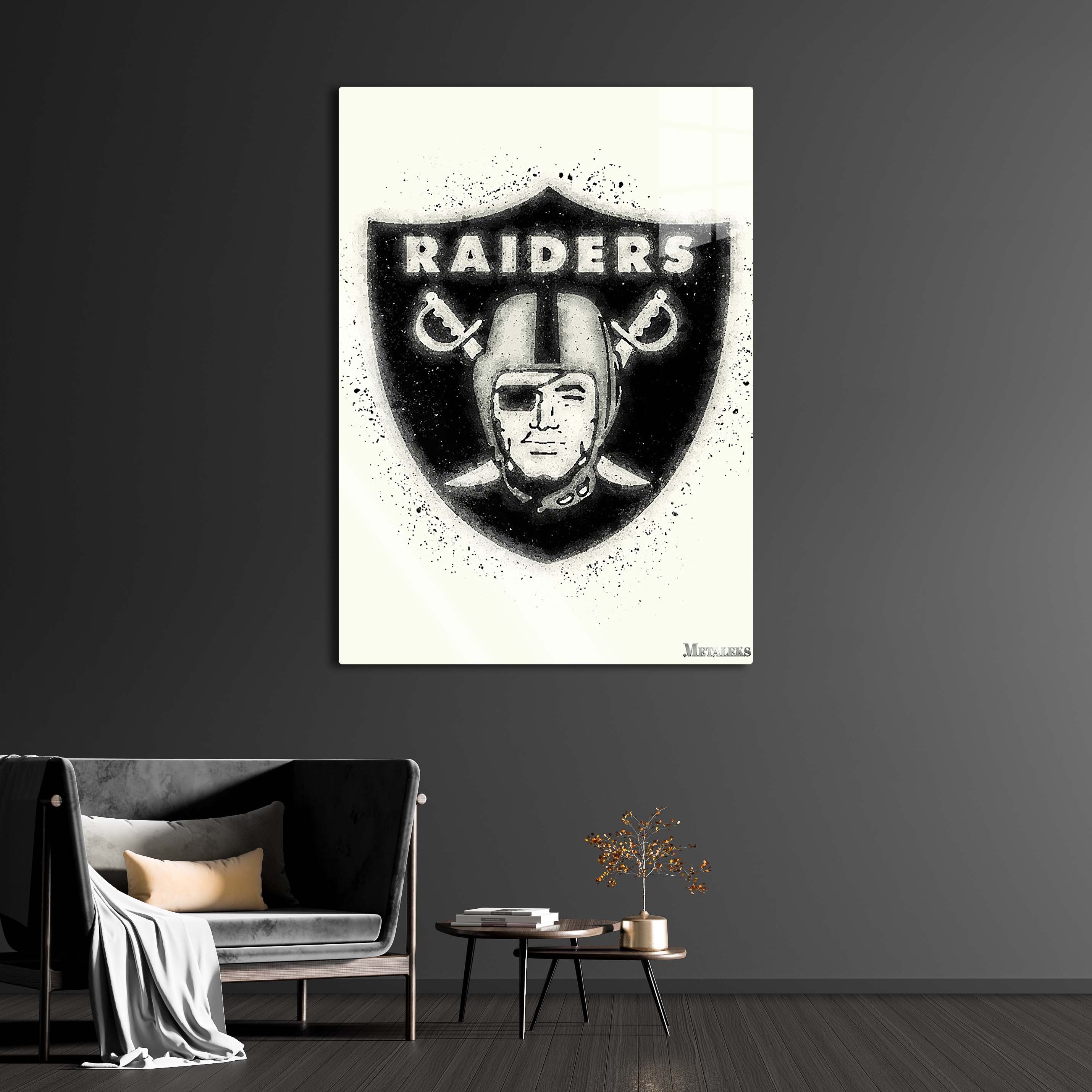 Las Vegas Raiders Watercolor