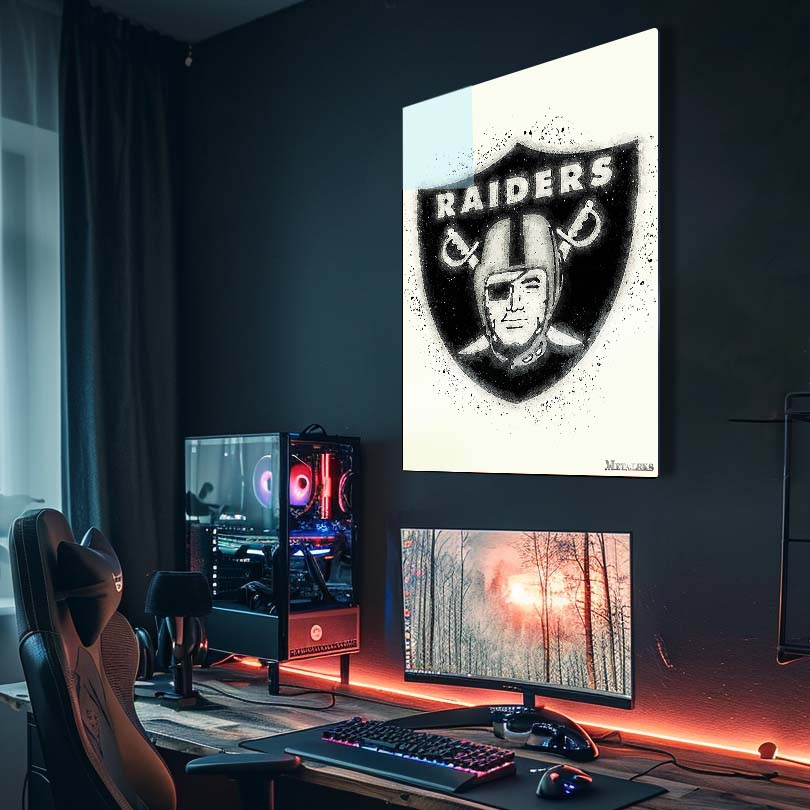 Las Vegas Raiders Watercolor