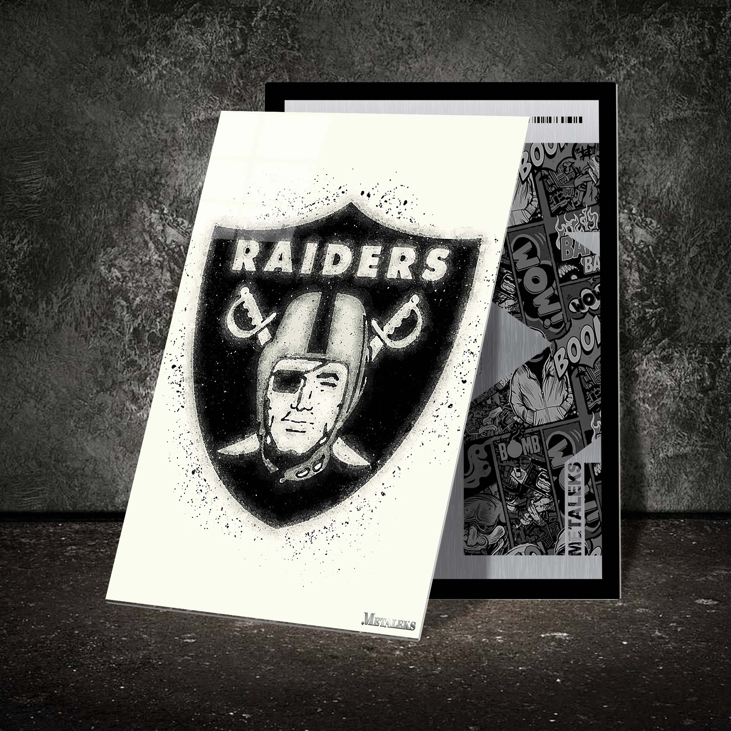 Las Vegas Raiders Watercolor