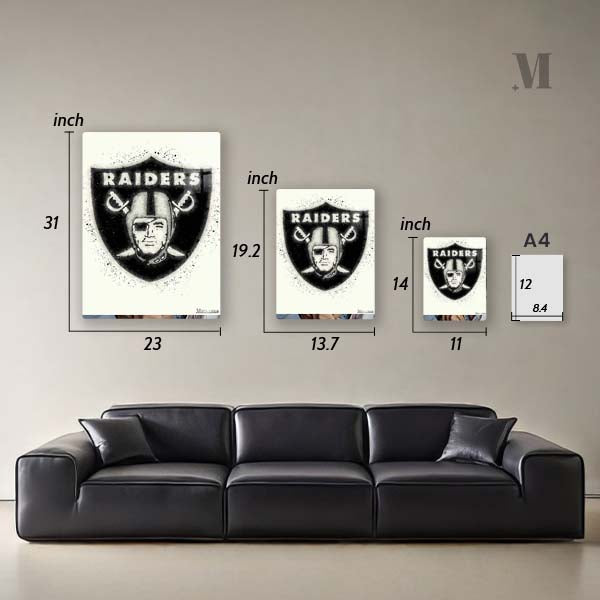 Las Vegas Raiders Watercolor